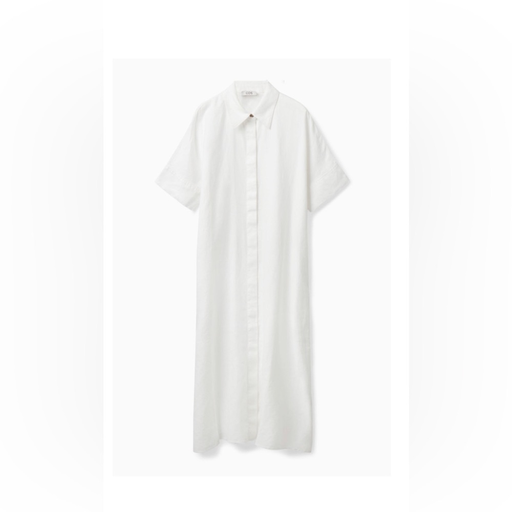 Relaxed Linen Shirt Dress